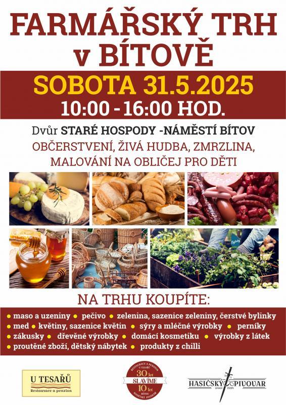 Farmářský trh 31.5.2025